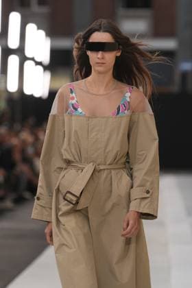 Milan, Milan Women s Fashion Week Spring Summer 2026 - Women s Fashion, Spring Summer 2026. - MM6 Maison Margiela fashion show - catwalk in the photo: Model  Copyright: xRiccardoxGIordanox xipa-agency.netx xRiccardoxGiordano IPAx IPA_Agency_IPA65751054