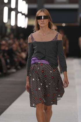Milan, Milan Women s Fashion Week Spring Summer 2026 - Women s Fashion, Spring Summer 2026. - MM6 Maison Margiela fashion show - catwalk in the photo: Model  Copyright: xRiccardoxGIordanox xipa-agency.netx xRiccardoxGiordano IPAx IPA_Agency_IPA65751123