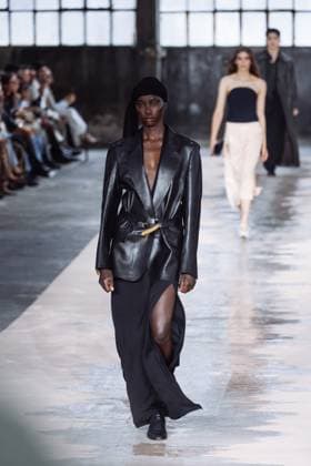 Milan, Milan Women s Fashion Week Spring Summer 2026 - Women s Fashion, Spring Summer 2026 - Boss Fashion Show - Catwalk. In the photo: Anok Yai  Copyright: xAlessandroxBremecx xipa-agency.netx xx IPA_Agency_IPA65754142