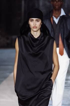 Milan, Milan Women s Fashion Week Spring Summer 2026 - Women s Fashion, Spring Summer 2026 - Boss Fashion Show - Catwalk. In the photo: Amelia Gray Hamlin  Copyright: xAlessandroxBremecx xipa-agency.netx xx IPA_Agency_IPA65754153