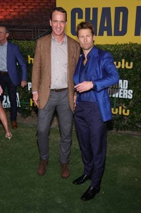 Los Angeles premiere of Hulu s Chad Powers at the Rose Bowl Stadium Featuring: Peyton Manning, Glen Powell Where: Los Angeles, California, United States When: 25 Sep 2025 Credit: Faye s Vision Cover Images EDITORIAL USE ONLY. NOT FOR USE BY NEWSPAPERS BASED IN THE UK. Copyright: xx coverimg55125306