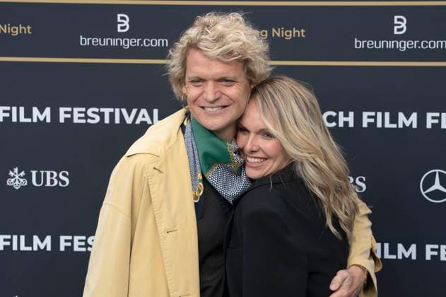 Dabu Bucher und Jenni Herren bei der Festivaleröffnung mit der Premiere des Kinofilms Splitsville auf dem 21. Zurich Film Festival 2025 im Kongresssaal. Zürich, 25.09.2025