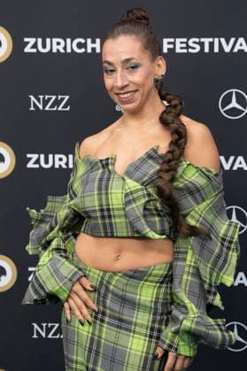 Carol Schuler bei der Festivaleröffnung mit der Premiere des Kinofilms Splitsville auf dem 21. Zurich Film Festival 2025 im Kongresssaal. Zürich, 25.09.2025