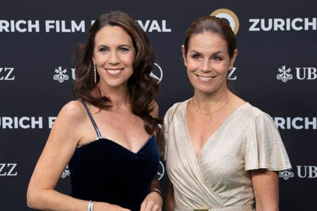 Susanne Wille mit Gast bei der Festivaleröffnung mit der Premiere des Kinofilms Splitsville auf dem 21. Zurich Film Festival 2025 im Kongresssaal. Zürich, 25.09.2025