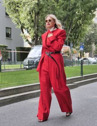 Milan, Milan Women s Fashion Week Spring Summer 2026 - Women s Fashion, Spring Summer 2026 guests with eccentric outfits among the various catwalks of Fashion Week  Copyright: xLucaxPontix xipa-agency.netx xLucaPonti IpaAgencyx IPA_Agency_IPA65762889