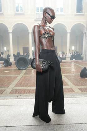 Milan, Milan Women s Fashion Week Spring Summer 2026 - Women s Fashion, Spring Summer 2026 - Blumarine fashion show - arrivals in the photo: Adot Gak  Copyright: xRiccardoxGIordanox xipa-agency.netx xRiccardoxGiordano IPAx IPA_Agency_IPA65769259
