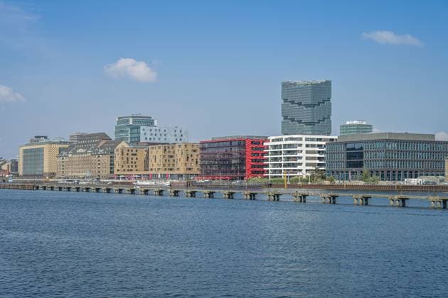 Eierhaus, Spreespeicher, Hotel nhow, Coca-Cola, Amazon-Tower, Spree, Friedrichshain, Friedrichshain-Kreuzberg, Berlin, Deutschland *** Eierhaus, Spreespeicher, Hotel nhow, Coca Cola, Amazon Tower, Spree, Friedrichshain, Friedrichshain Kreuzberg, Berlin, Germany
