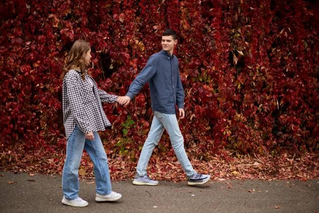 Young Cute Female Hugs Boyfriend. In Autumn Outdoor. Lovers Walking in Park. Attractive Funny Couple. Lovestory in Forest. Man and Woman. Cute Lovers in the Park. Family Concept. Happy Couple. Young Cute Female Hugs Boyfriend. In Autumn Outdoor. Lovers Walking in Park. Attractive Funny Couple. Lovestory in Forest. Man and Woman. Cute Lovers in the Park. Family Concept. Happy Couple., model released, , 98209616.jpg RECORD DATE NOT STATED