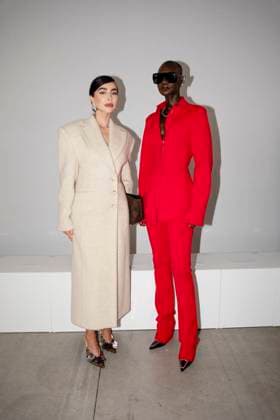 Milan Fashion Week - Women S S 2026 Sportmax Fashion Show Front Row Milan, Italy Izi Angus;guest Milan Fashion Week - Women S S 2026 Sportmax Fashion Show Front Row Milan, Italy 26th September 2025  Copyright: xCristianxIncarbonax