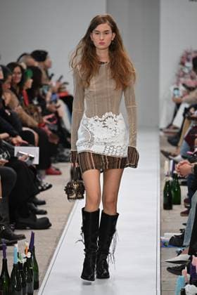 Milan, Italy: Milan, Milan Women s Fashion Week Spring Summer 2026 - Women s Fashion, Spring Summer 2026. - Marco Rambaldi fashion show - catwalk - photo: model Milan Italy  - ZUMAp169 20250926_zea_p169_343 Copyright: xSimonaxChiocciax