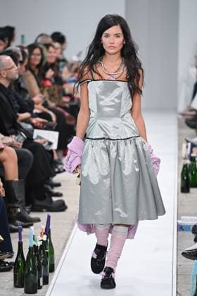 Milan, Italy: Milan, Milan Women s Fashion Week Spring Summer 2026 - Women s Fashion, Spring Summer 2026. - Marco Rambaldi fashion show - catwalk - photo: model Milan Italy  - ZUMAp169 20250926_zea_p169_346 Copyright: xSimonaxChiocciax