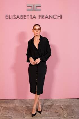 Milan, Milan Women s Fashion Week Spring Summer 2026 - Women s Fashion, Spring Summer 2026 - Elisabetta Franchi fashion show - arrivals in the photo: Olivia Palermo  Copyright: xRiccardoxGiordanox xipa-agency.netx xRiccardoxGiordanox IPA_Agency_IPA65780529