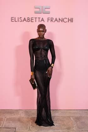 Milan, Milan Women s Fashion Week Spring Summer 2026 - Women s Fashion, Spring Summer 2026 - Elisabetta Franchi fashion show - arrivals in the photo: Adot Gak  Copyright: xRiccardoxGiordanox xipa-agency.netx xRiccardoxGiordanox IPA_Agency_IPA65780696
