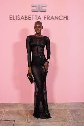 Milan, Milan Women s Fashion Week Spring Summer 2026 - Women s Fashion, Spring Summer 2026 - Elisabetta Franchi fashion show - arrivals in the photo: Adot Gak  Copyright: xRiccardoxGiordanox xipa-agency.netx xRiccardoxGiordanox IPA_Agency_IPA65780699