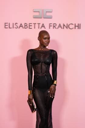Milan, Milan Women s Fashion Week Spring Summer 2026 - Women s Fashion, Spring Summer 2026 - Elisabetta Franchi fashion show - arrivals in the photo: Adot Gak  Copyright: xRiccardoxGiordanox xipa-agency.netx xRiccardoxGiordanox IPA_Agency_IPA65780701