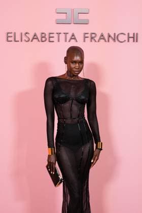 Milan, Milan Women s Fashion Week Spring Summer 2026 - Women s Fashion, Spring Summer 2026 - Elisabetta Franchi fashion show - arrivals in the photo: Adot Gak  Copyright: xRiccardoxGiordanox xipa-agency.netx xRiccardoxGiordanox IPA_Agency_IPA65780702