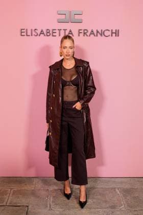 Milan, Milan Women s Fashion Week Spring Summer 2026 - Women s Fashion, Spring Summer 2026 - Elisabetta Franchi fashion show - arrivals in the photo: Katherine Evangelinou  Copyright: xRiccardoxGiordanox xipa-agency.netx xRiccardoxGiordanox IPA_Agency_IPA65780911