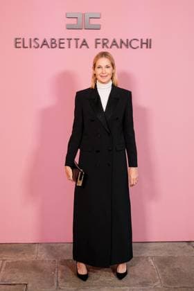 Milan, Italy, Italy: Milan, Milan Women s Fashion Week Spring Summer 2026 - Women s Fashion, Spring Summer 2026 - Elisabetta Franchi fashion show - arrivals in the photo: Kelly Rutherford Milan Italy  - ZUMAp169 20250926_zea_p169_359 Copyright: xRiccardoxGiordanox