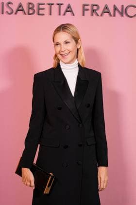 Milan, Italy, Italy: Milan, Milan Women s Fashion Week Spring Summer 2026 - Women s Fashion, Spring Summer 2026 - Elisabetta Franchi fashion show - arrivals in the photo: Kelly Rutherford Milan Italy  - ZUMAp169 20250926_zea_p169_361 Copyright: xRiccardoxGiordanox