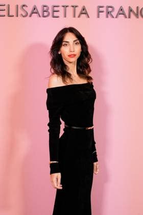Milan, Italy, Italy: Milan, Milan Women s Fashion Week Spring Summer 2026 - Women s Fashion, Spring Summer 2026 - Elisabetta Franchi fashion show - arrivals in the photo: Francesca Rocco Milan Italy  - ZUMAp169 20250926_zea_p169_396 Copyright: xRiccardoxGiordanox