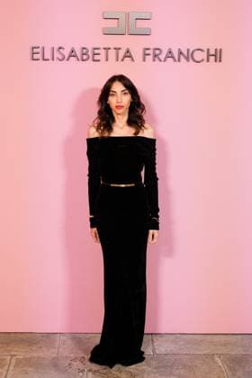 Milan, Italy, Italy: Milan, Milan Women s Fashion Week Spring Summer 2026 - Women s Fashion, Spring Summer 2026 - Elisabetta Franchi fashion show - arrivals in the photo: Francesca Rocco Milan Italy  - ZUMAp169 20250926_zea_p169_397 Copyright: xRiccardoxGiordanox