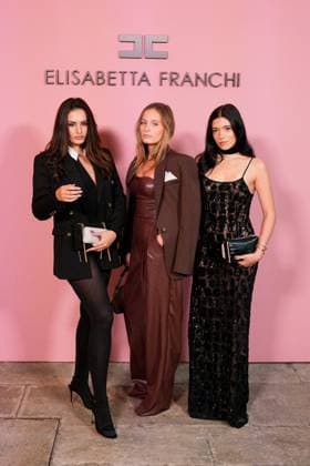 Milan, Italy, Italy: Milan, Milan Women s Fashion Week Spring Summer 2026 - Women s Fashion, Spring Summer 2026 - Elisabetta Franchi fashion show - arrivals in the photo: guest, Ginevra Cennamo Franchi Milan Italy  - ZUMAp169 20250926_zea_p169_423 Copyright: xRiccardoxGiordanox