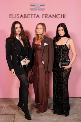 Milan, Italy, Italy: Milan, Milan Women s Fashion Week Spring Summer 2026 - Women s Fashion, Spring Summer 2026 - Elisabetta Franchi fashion show - arrivals in the photo: guest, Ginevra Cennamo Franchi Milan Italy  - ZUMAp169 20250926_zea_p169_422 Copyright: xRiccardoxGiordanox