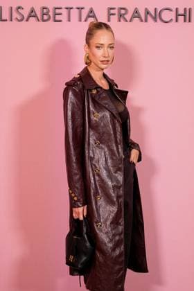 Milan, Italy, Italy: Milan, Milan Women s Fashion Week Spring Summer 2026 - Women s Fashion, Spring Summer 2026 - Elisabetta Franchi fashion show - arrivals in the photo: Katherine Evangelinou Milan Italy  - ZUMAp169 20250926_zea_p169_440 Copyright: xRiccardoxGiordanox