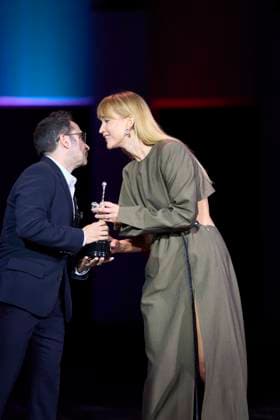 73rd San Sebastian International Film Festival: ˜Jennifer Lawrence - Donostia Award Jennifer Lawrence receives the Donosti Award during 73rd San Sebastian International Film Festival at Kursaal Palace on September 26, 2025 in Donostia San Sebastian, Spain Photo by IMAGO MPG Donostia San Sebastian Kursaal Palace Euskadi Spain  Copyright: xMPGx