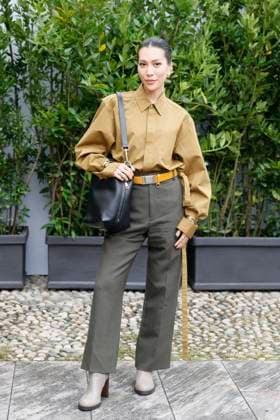 MFW Tod’s front row MP Molly Chiang arrives at the Tod s fashion show during Milan s Fashion Week Womenswear Spring Summer 2026, on September 26, 2025 in Milan (Italy), Italy. Photo by Marco Piovanotto Abacapress.com  Copyright: xPiovanottoxMarco ABACAx