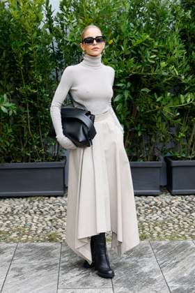 MFW Tod’s front row MP Caroline Caro Daur arrives at the Tod s fashion show during Milan s Fashion Week Womenswear Spring Summer 2026, on September 26, 2025 in Milan (Italy), Italy. Photo by Marco Piovanotto Abacapress.com  Copyright: xPiovanottoxMarco ABACAx