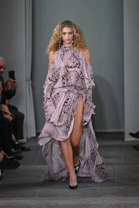 Milan, Milan Women s Fashion Week Spring Summer 2026 - Women s Fashion, Spring Summer 2026. - Blumarine fashion show - catwalk - photo: model  Copyright: xSimonaxChiocciax xipa-agency.netx xFotosickix IPA_Agency_IPA65782663
