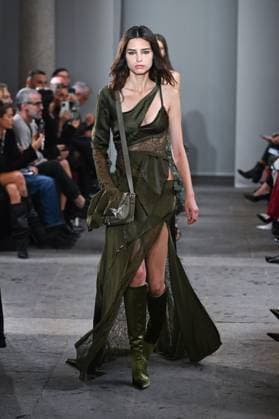 Milan, Milan Women s Fashion Week Spring Summer 2026 - Women s Fashion, Spring Summer 2026. - Blumarine fashion show - catwalk - photo: model  Copyright: xSimonaxChiocciax xipa-agency.netx xFotosickix IPA_Agency_IPA65782689