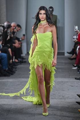 Milan, Milan Women s Fashion Week Spring Summer 2026 - Women s Fashion, Spring Summer 2026. - Blumarine fashion show - catwalk - photo: model  Copyright: xSimonaxChiocciax xipa-agency.netx xFotosickix IPA_Agency_IPA65782702