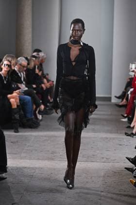 Milan, Italy: Milan, Milan Women s Fashion Week Spring Summer 2026 - Women s Fashion, Spring Summer 2026. - Blumarine fashion show - catwalk - photo: model Milan Italy  - ZUMAp169 20250926_zea_p169_452 Copyright: xSimonaxChiocciax