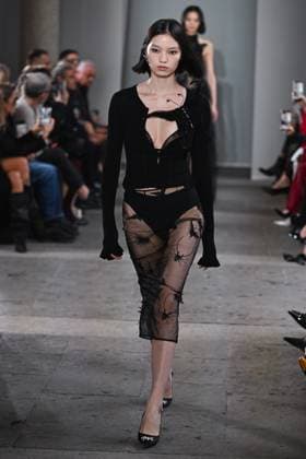 Milan, Italy: Milan, Milan Women s Fashion Week Spring Summer 2026 - Women s Fashion, Spring Summer 2026. - Blumarine fashion show - catwalk - photo: model Milan Italy  - ZUMAp169 20250926_zea_p169_453 Copyright: xSimonaxChiocciax