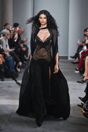 Milan, Italy: Milan, Milan Women s Fashion Week Spring Summer 2026 - Women s Fashion, Spring Summer 2026. - Blumarine fashion show - catwalk - photo: model Milan Italy  - ZUMAp169 20250926_zea_p169_458 Copyright: xSimonaxChiocciax