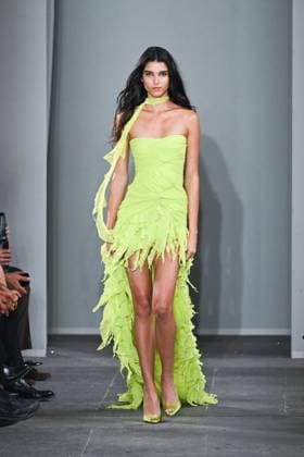 Milan, Italy: Milan, Milan Women s Fashion Week Spring Summer 2026 - Women s Fashion, Spring Summer 2026. - Blumarine fashion show - catwalk - photo: model Milan Italy  - ZUMAp169 20250926_zea_p169_500 Copyright: xSimonaxChiocciax
