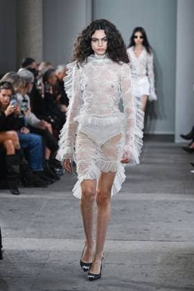 Milan, Italy: Milan, Milan Women s Fashion Week Spring Summer 2026 - Women s Fashion, Spring Summer 2026. - Blumarine fashion show - catwalk - photo: model Milan Italy  - ZUMAp169 20250926_zea_p169_525 Copyright: xSimonaxChiocciax
