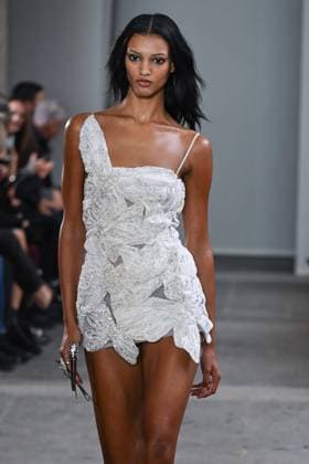 Milan, Italy: Milan, Milan Women s Fashion Week Spring Summer 2026 - Women s Fashion, Spring Summer 2026. - Blumarine fashion show - catwalk - photo: model Milan Italy  - ZUMAp169 20250926_zea_p169_546 Copyright: xSimonaxChiocciax