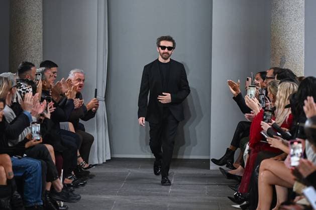 Milan, Italy: Milan, Milan Women s Fashion Week Spring Summer 2026 - Women s Fashion, Spring Summer 2026 - Blumarine fashion show - catwalk - photo: David Koma Milan Italy  - ZUMAp169 20250926_zea_p169_568 Copyright: xSimonaxChiocciax