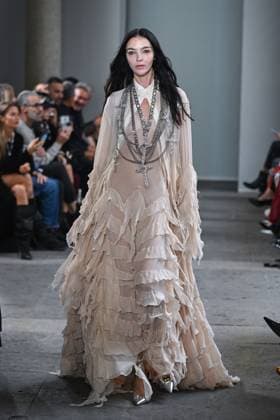 Milan, Italy: Milan, Milan Women s Fashion Week Spring Summer 2026 - Women s Fashion, Spring Summer 2026 - Blumarine fashion show - catwalk - photo: Maria Carla Boscone Milan Italy  - ZUMAp169 20250926_zea_p169_564 Copyright: xSimonaxChiocciax