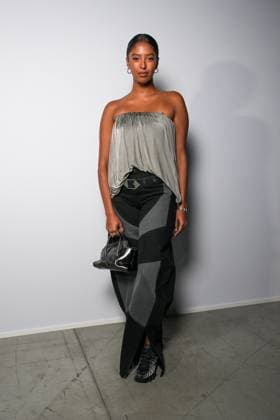 Milan, Milan Women s Fashion Week Spring Summer 2026 - Women s Fashion, Spring Summer 2026 - The Attico fashion show - arrivals in the photo: Natalia Diamante Bryant  Copyright: xRiccardoxGIordanox xipa-agency.netx xRiccardoxGiordano IPAx IPA_Agency_IPA65789443