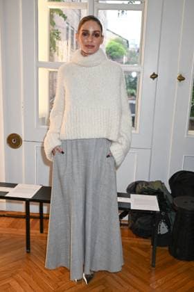 Milan, Italy: Milan, Milan Women s Fashion Week Spring Summer 2026 - Women s Fashion, Spring Summer 2026 - Sa Su Phi fashion show - guests - photo: Olivia Palermo Milan Italy  - ZUMAp169 20250926_zea_p169_678 Copyright: xSimonaxChiocciax