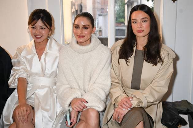 Milan, Italy: Milan, Milan Women s Fashion Week Spring Summer 2026 - Women s Fashion, Spring Summer 2026. - Sa Su Phi fashion show - guests - photos: guest, Olivia Palermo, Amanda Azoitei Milan Italy  - ZUMAp169 20250926_zea_p169_714 Copyright: xSimonaxChiocciax