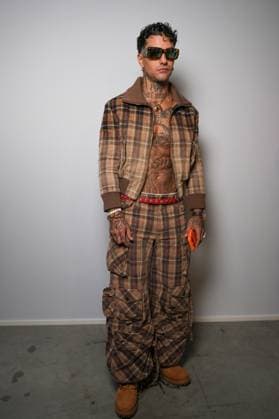 Milan, Milan Women s Fashion Week Spring Summer 2026 - Women s Fashion, Spring Summer 2026 - The Attico fashion show - arrivals in the photo: Tony Effe  Copyright: xRiccardoxGIordanox xipa-agency.netx xRiccardoxGiordano IPAx IPA_Agency_IPA65789983