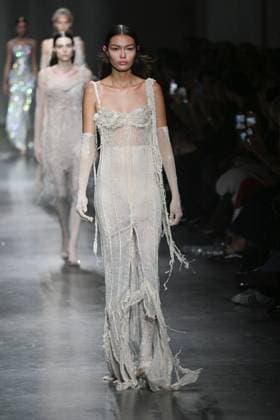 Milan, Milan Women s Fashion Week Spring Summer 2026 - Women s Fashion, Spring Summer 2026. - Morabito fashion show - catwalk - photo: model  Copyright: xSimonaxChiocciax xipa-agency.netx xFotosickix IPA_Agency_IPA65792717