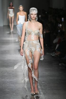 Milan, Milan Women s Fashion Week Spring Summer 2026 - Women s Fashion, Spring Summer 2026. - Morabito fashion show - catwalk - photo: model  Copyright: xSimonaxChiocciax xipa-agency.netx xFotosickix IPA_Agency_IPA65792762