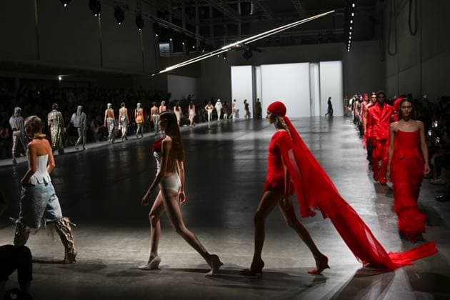 Milan, Milan Women s Fashion Week Spring Summer 2026 - Women s Fashion, Spring Summer 2026. - Morabito fashion show - catwalk - photo: model  Copyright: xSimonaxChiocciax xipa-agency.netx xFotosickix IPA_Agency_IPA65792873