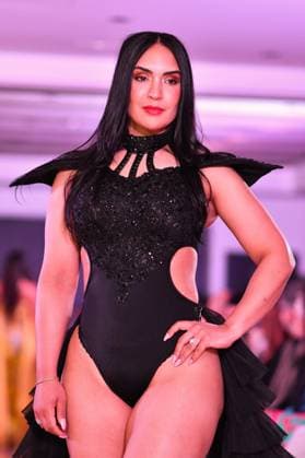 Spring Colors Fashion Week de Madrid - 26 Sep 2025 A model walks the runway wearing a design by Jarul Mercedes during the Spring Colors Fashion Week de Madrid at Hotel Princesa. Madrid Spain Copyright: xAtilanoxGarciax xSOPAxImagesx FOTO49725